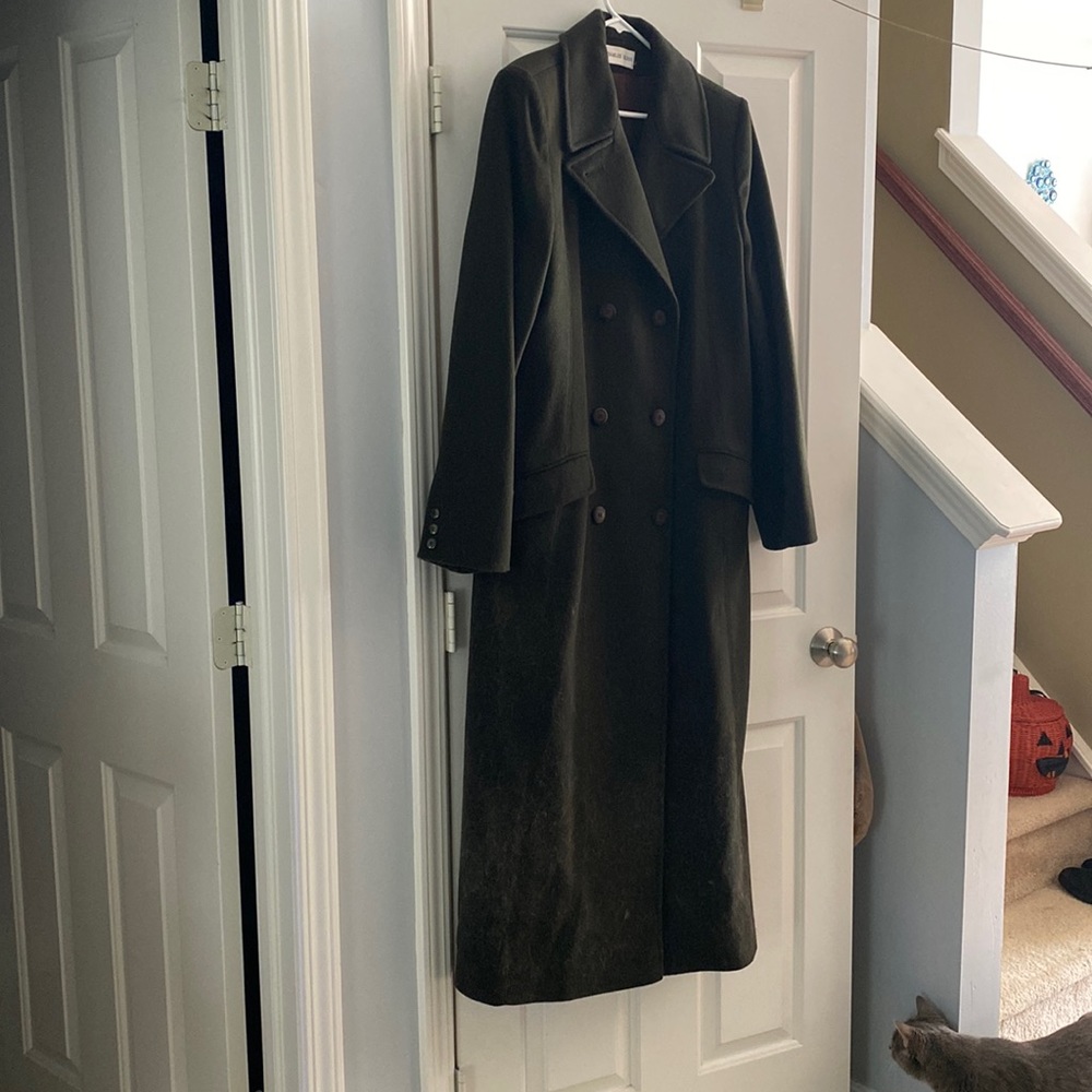 Army Green Wool overcoat